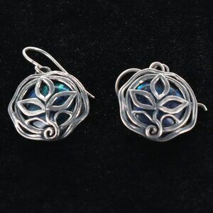 PZ Paz Creations Abolone and Silver earrings, Israel